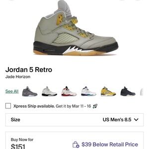 Jordan Mid-Top Sneakers in Jade Horizon and Black